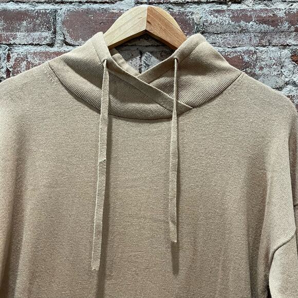 NEW Banana Republic Plush Jersey Funnel Neck Dress Size Medium - Picture 3 of 6